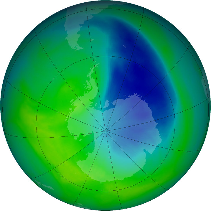 Ozone Map 2005-11-11